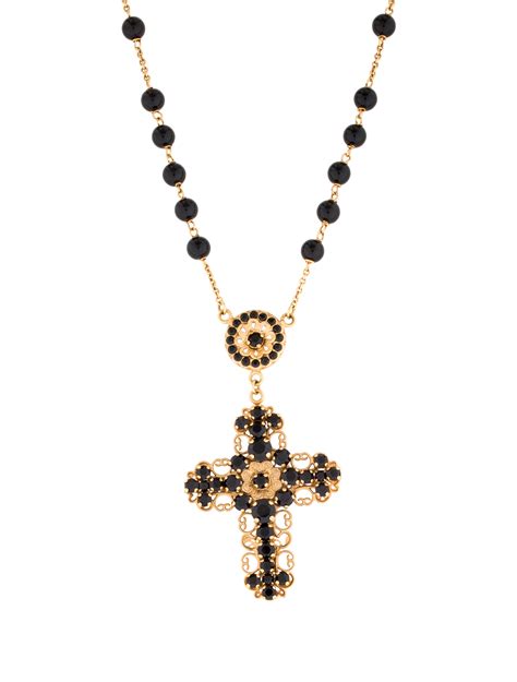 dolce gabbana rosary necklace|dolce and gabbana rosary beads.